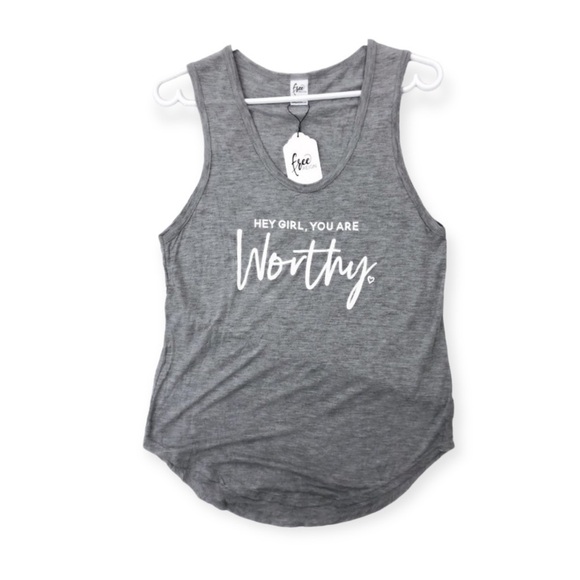 free REIGN Worthy Tank flowy jersey tank NWT - Picture 2 of 6